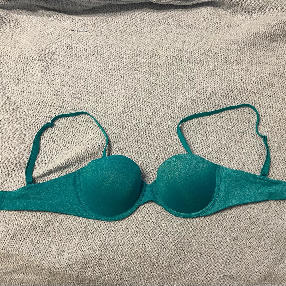 Victorias Secret 32D teal bra NWT